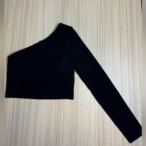 Lululemon - Align Asymmetrical Long Sleeve Top - Black - Sz 4